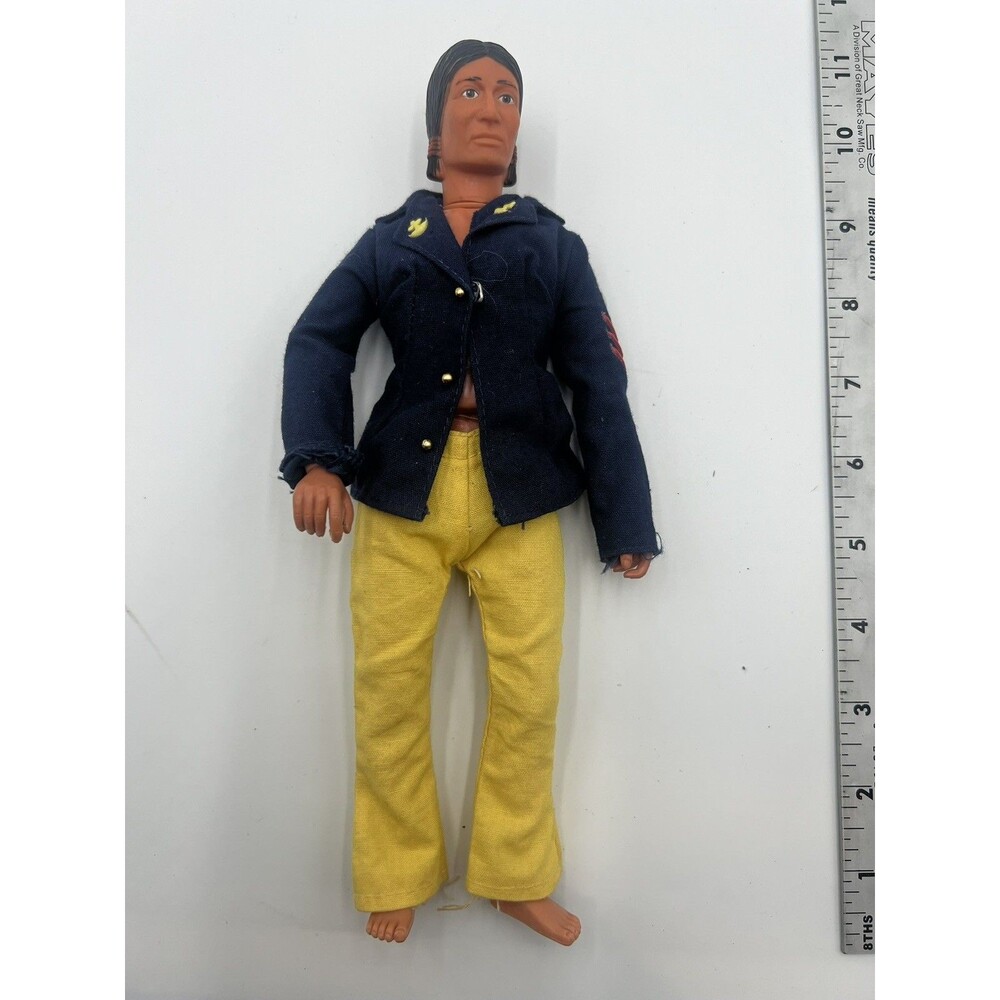 Vintage 1973 Gabriel Lone Ranger Action Figure 10” Made in Taiwan w/ Clothes